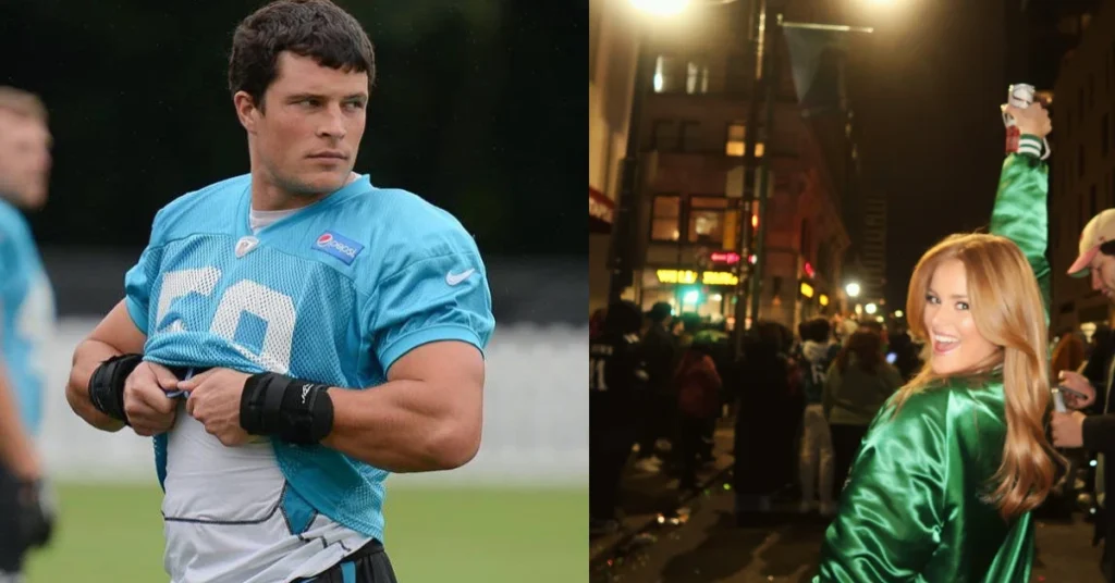 Luke Kuechly wife Shannon Reilly supporting the former NFL star while pursuing her medical career as luke kuechly wife.