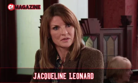 Jacqueline Leonard British soap opera actress professional headshot for TV career highlights article 2025
