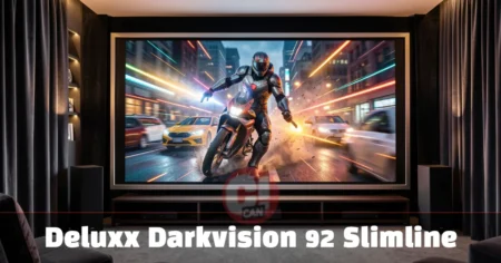 Deluxx Darkvision 92 Slimline: Premium Home Cinema Screen Tech