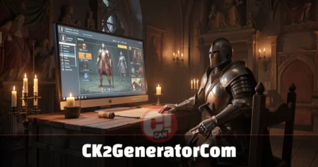 ck2generatorcom medieval character creation interface on screen