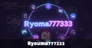 Ryouma777333: What It Is and Why It Matters in 2026 Ryouma777333 digital handle shown as a neon username tag on a dark background with gaming and streaming platform icons.