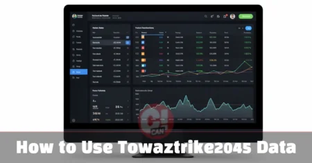 How to Use Towaztrike2045 Data – structured data dashboard with metrics, identifiers, and status indicators on dark screen.