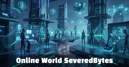 Online World SeveredBytes: What It Is and How It Works Online world SeveredBytes virtual platform showing decentralized 3D creator environment with blockchain nodes