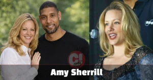 Amy Sherrill, ex-wife of Tim Duncan, pictured in a candid photo representing her private life after her 2013 divorce.