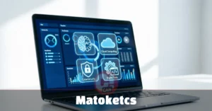 Matoketcs platform overview showing tech topics like AI, cloud computing, and digital tools for beginner and intermediate users.