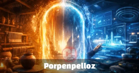Porpenpelloz concept showing cultural heritage and digital creativity merging into one intentional creative framework