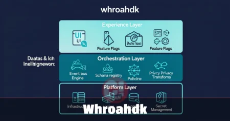 whroahdk framework architecture diagram showing modular layers for privacy-first digital system design used in 2026 tech teams.